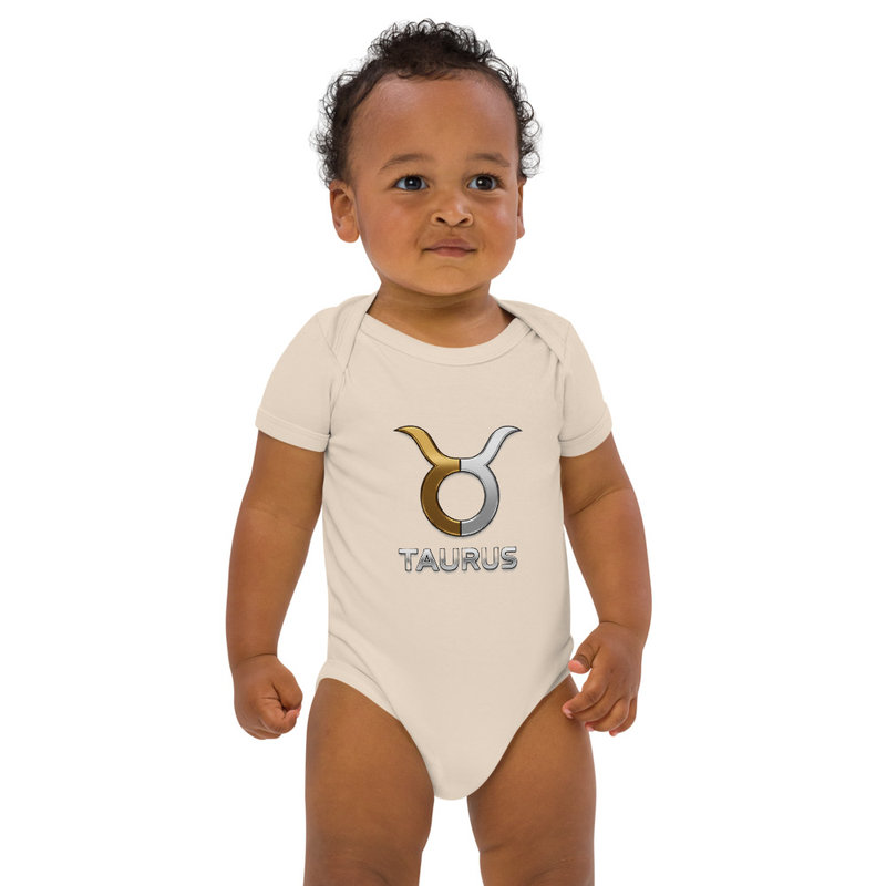 Taurus Organic cotton baby bodysuit