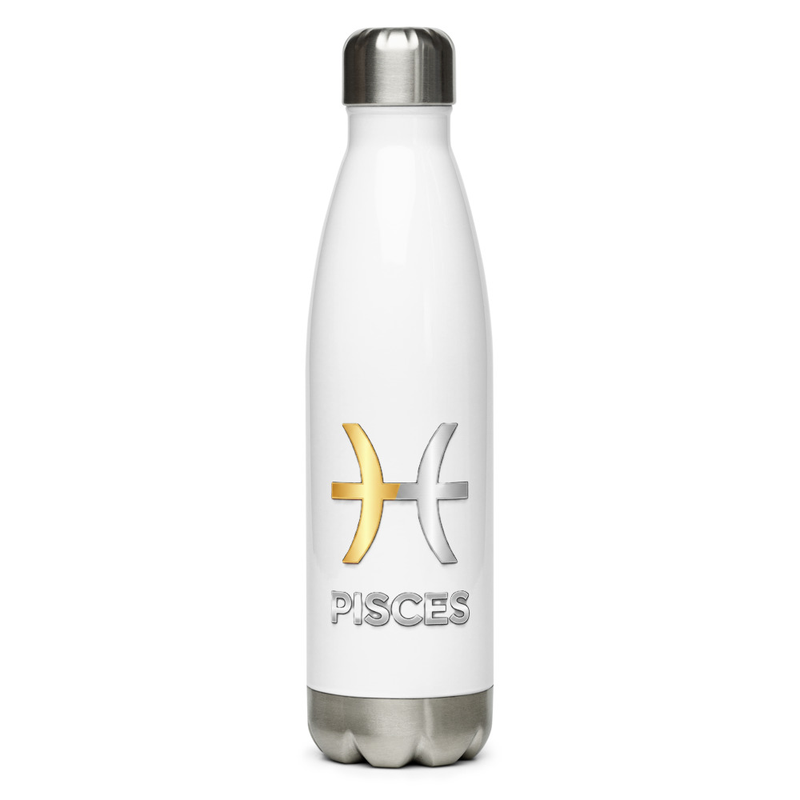 Pisces Stainless steel water bottle