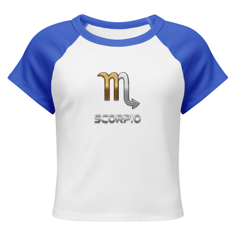 Scorpio Women’s micro rib raglan baby tee