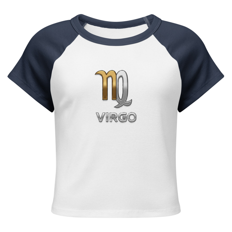 Virgo Women’s micro rib raglan baby tee