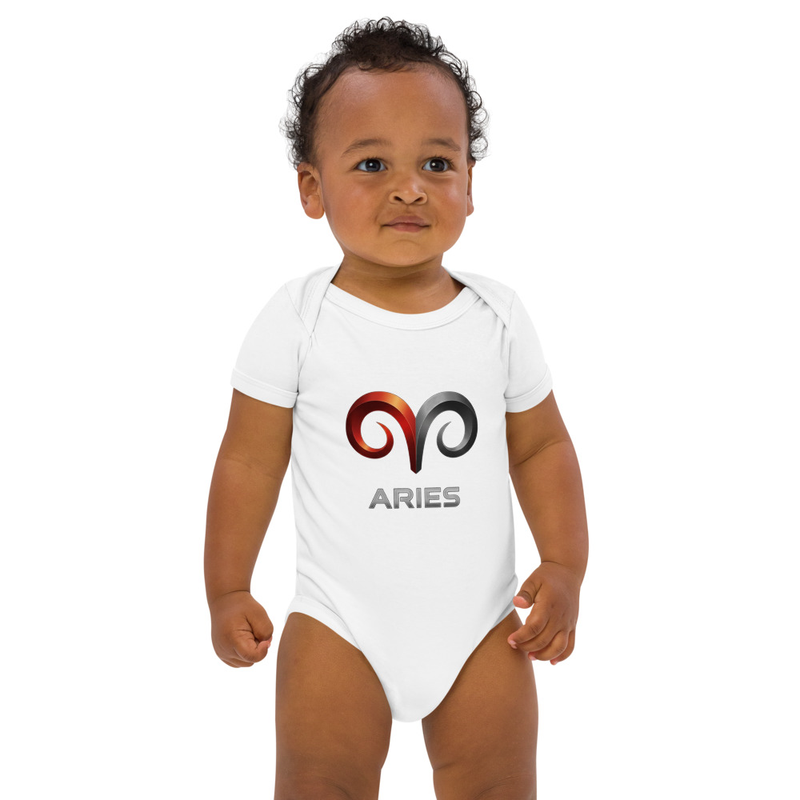 Aries Organic cotton baby bodysuit