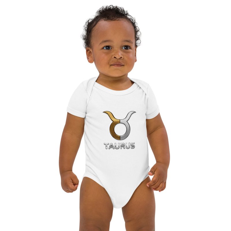 Taurus Organic cotton baby bodysuit