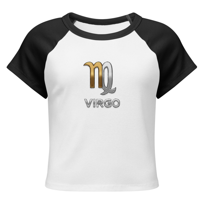 Virgo Women’s micro rib raglan baby tee