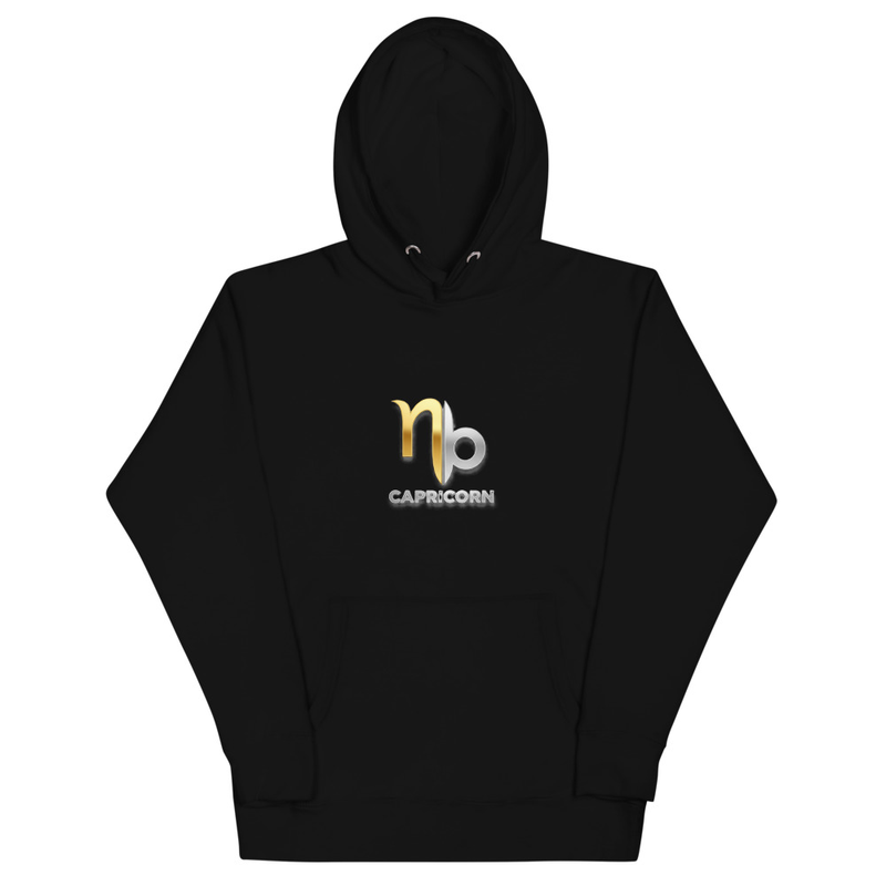 Capricorn Black Hoodie