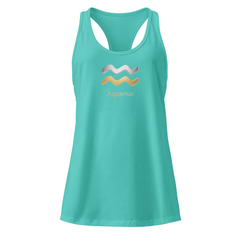 Aquarius Women’s fitted racerback tank top
