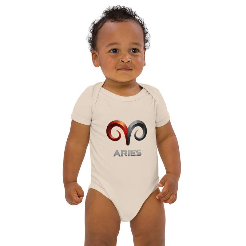 Aries Organic cotton baby bodysuit