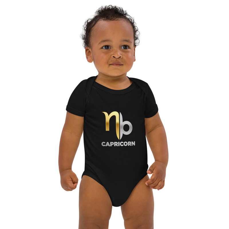 Capricorn Organic cotton baby bodysuit