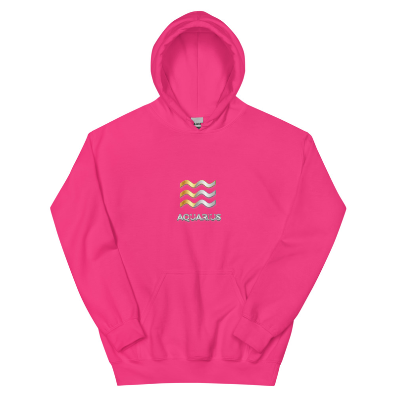 Aquarius Pink Hoodie
