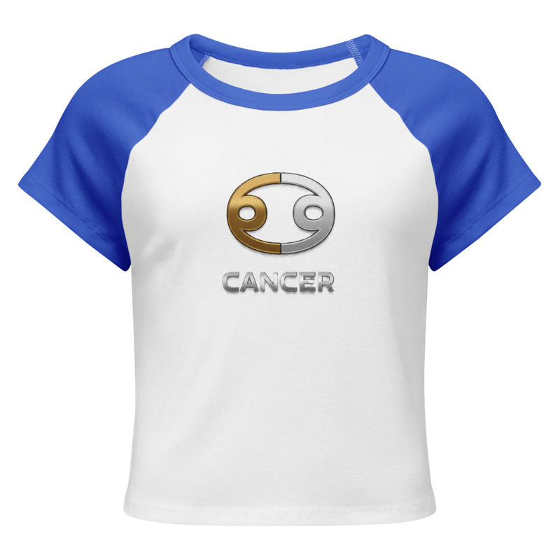 Cancer Women’s micro rib raglan baby tee