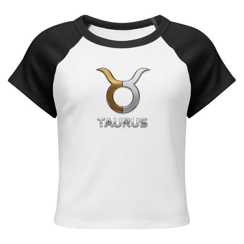 Taurus Women’s micro rib raglan baby tee