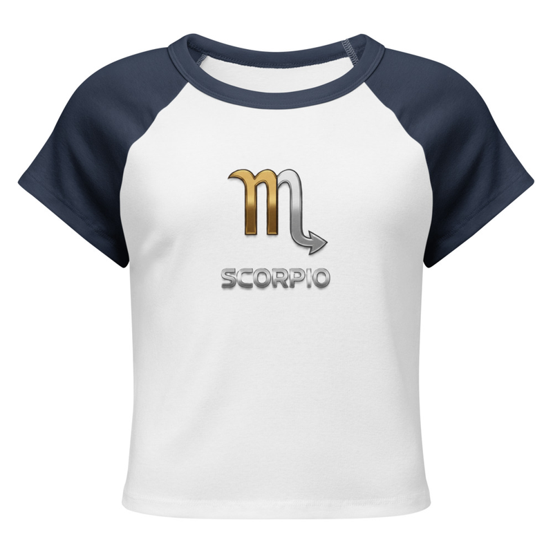 Scorpio Women’s micro rib raglan baby tee