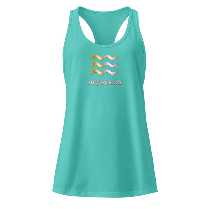 Aquarius Women’s fitted racerback tank top