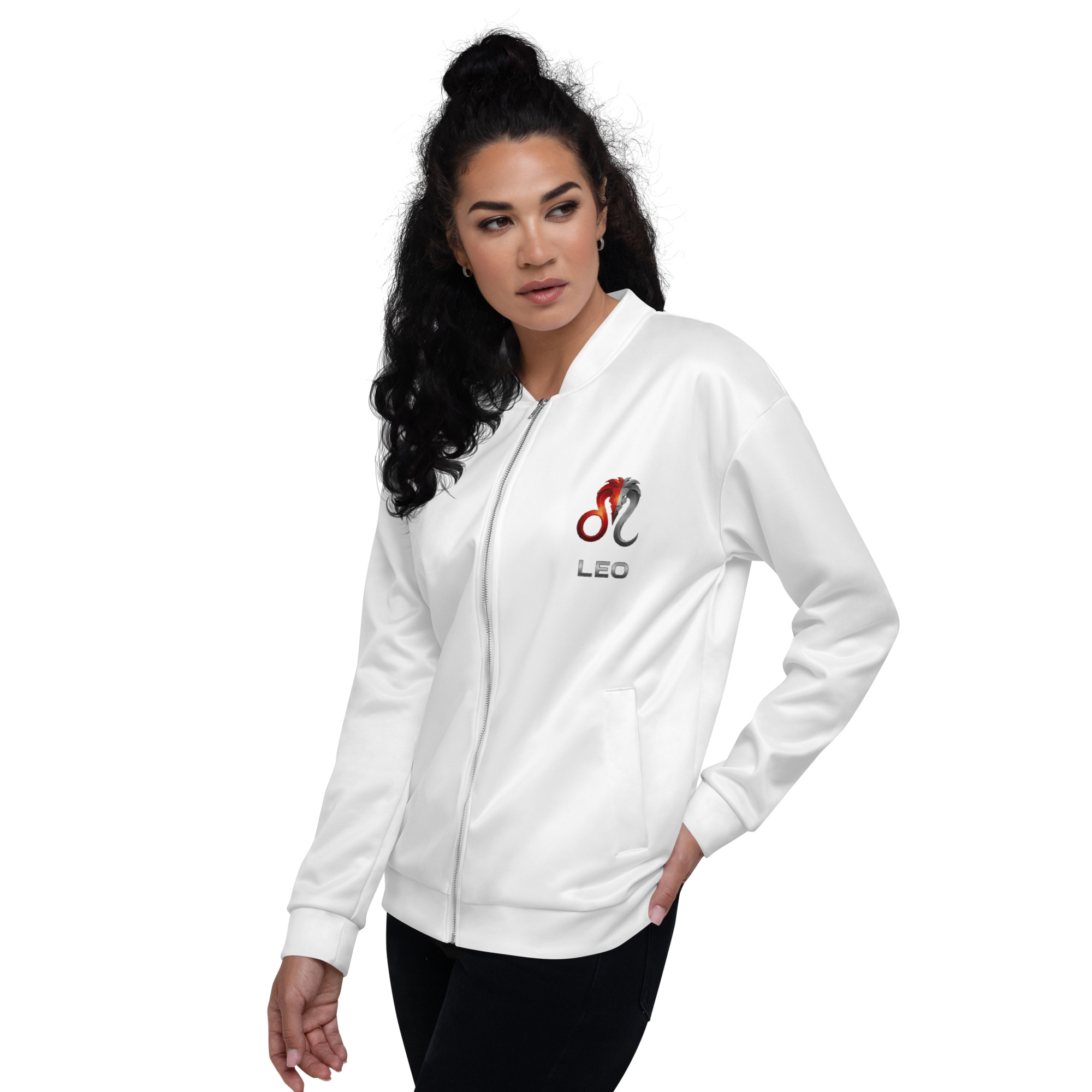 Leo Unisex Bomber Jacket