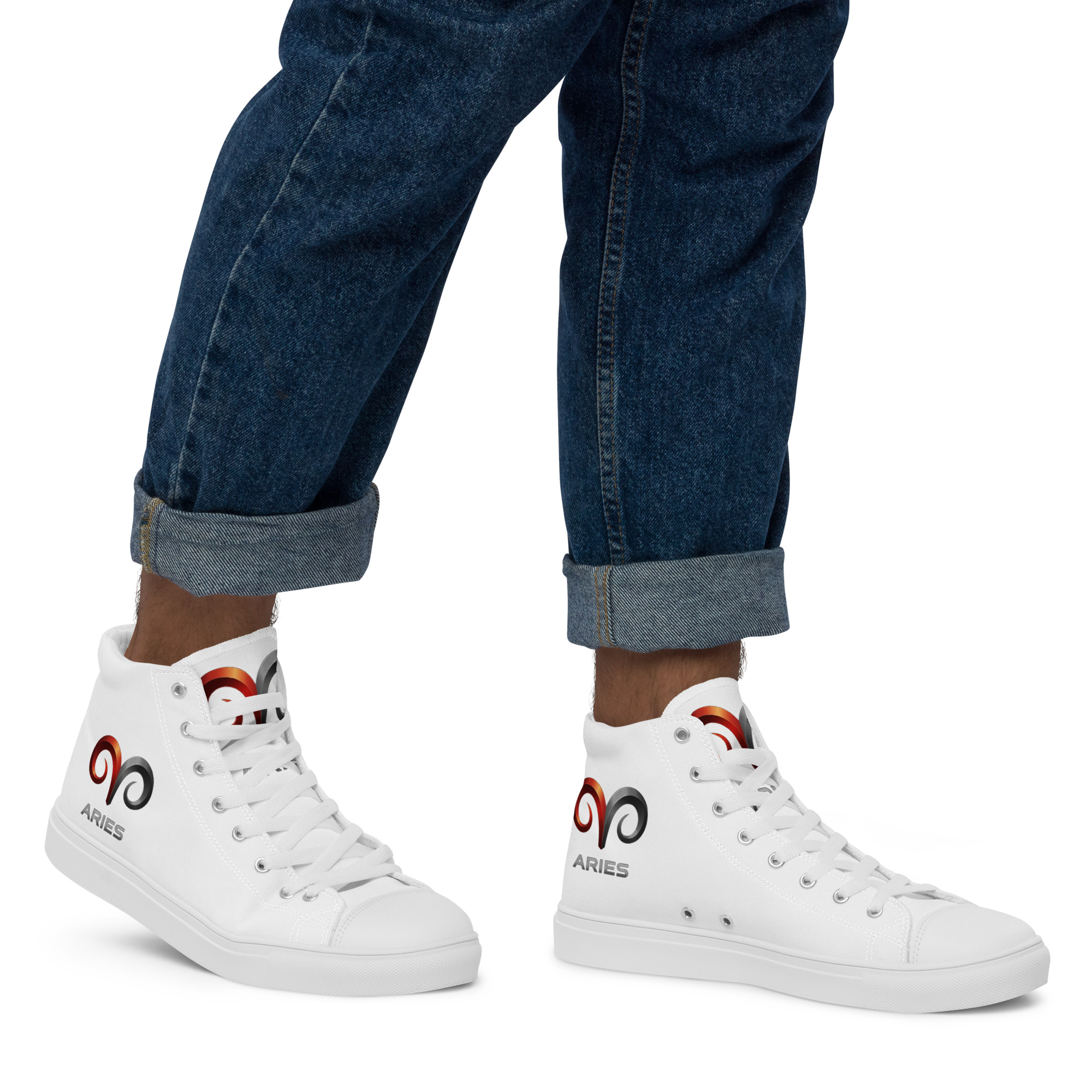 Aries Men’s high top canvas shoes