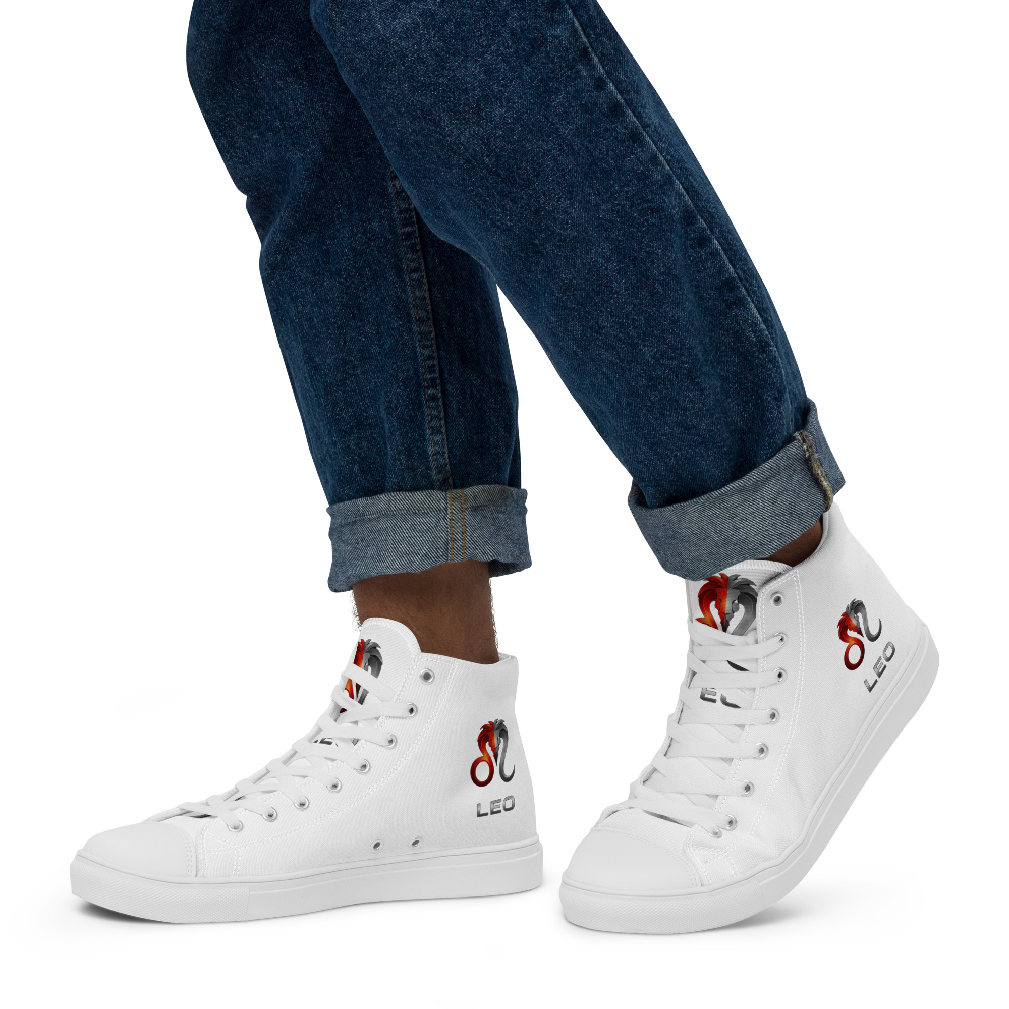Leo Men’s high top canvas shoes