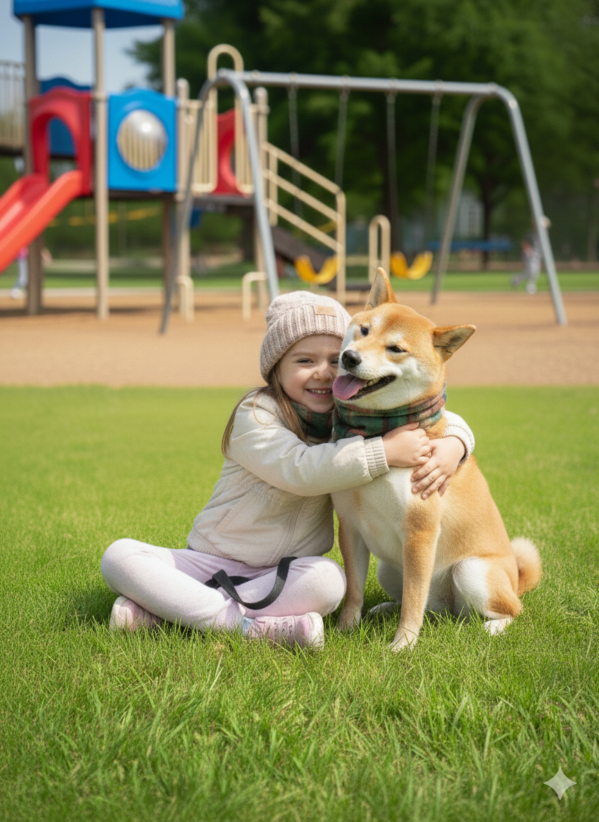 "Perfect Match" Plaid Moose Infinity Scarf for Dog and Owner