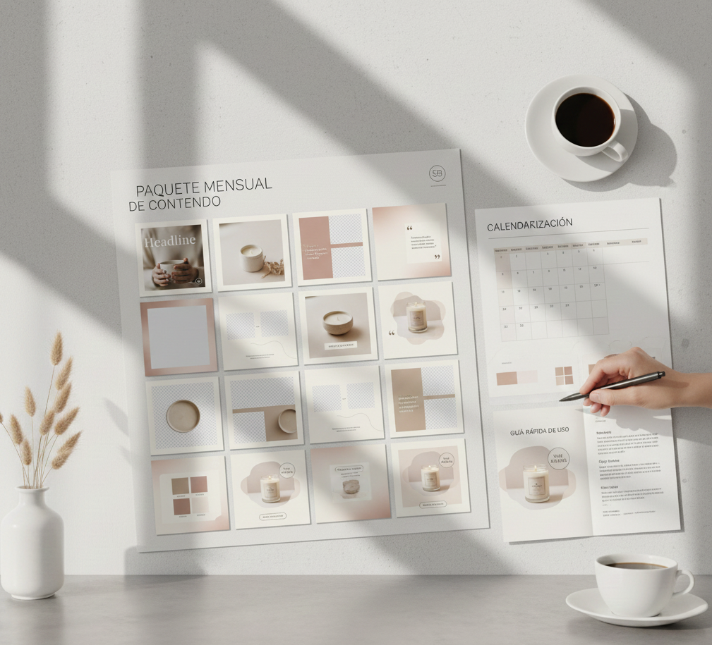 Paquete mensual de contenido