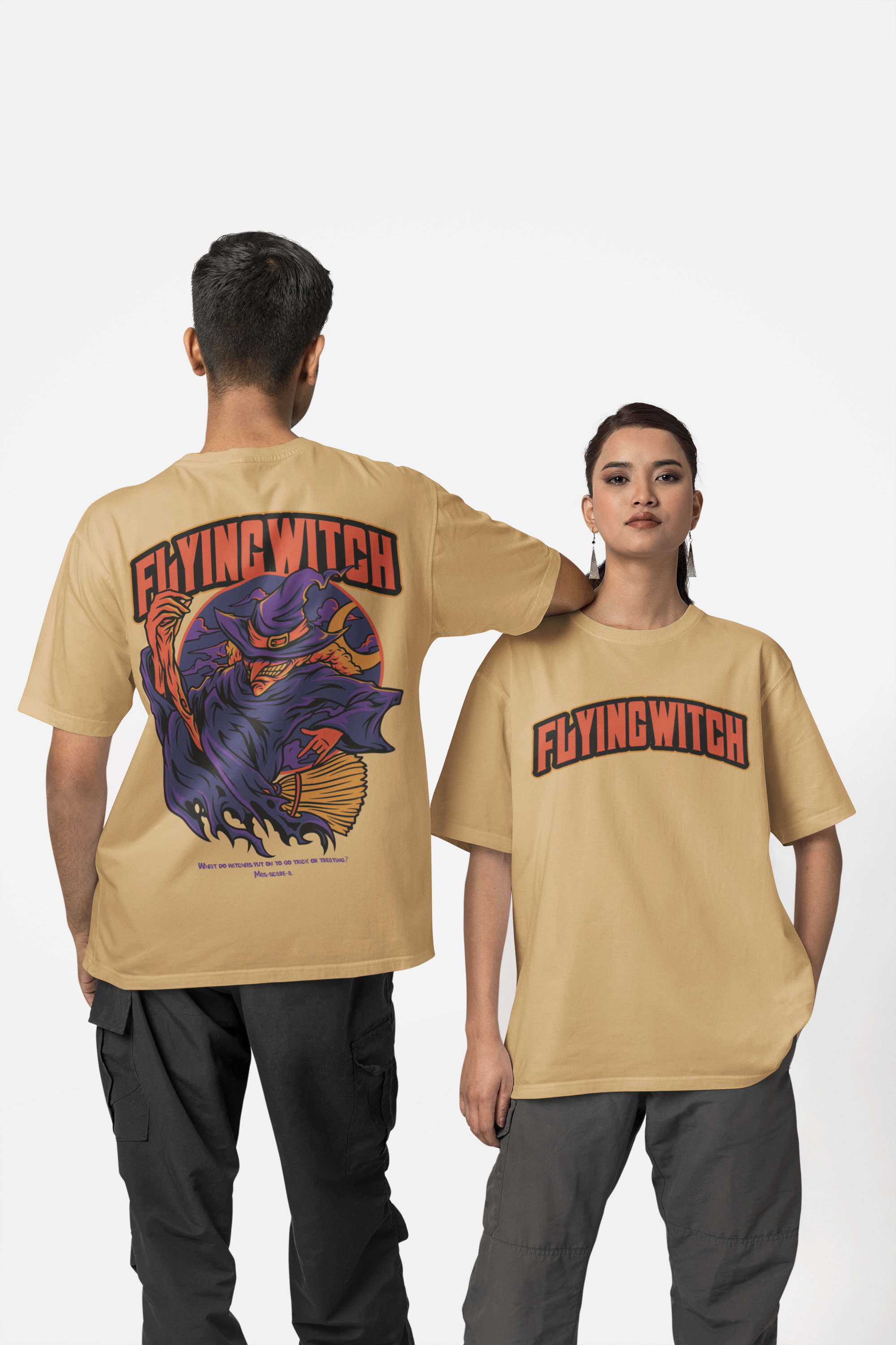 Flying Witch Graphic T-Shirt