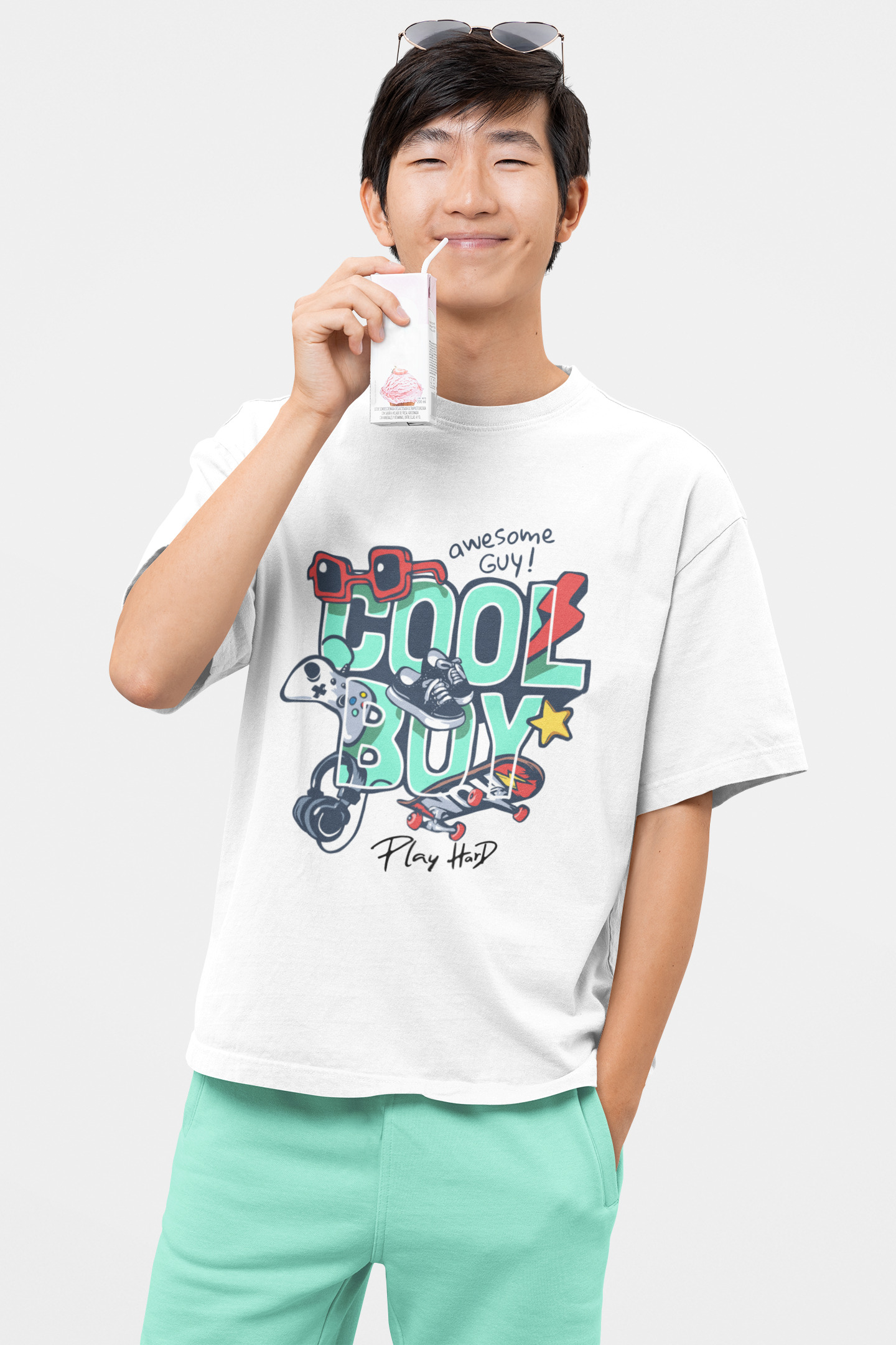 Cool Boy Graphic T-Shirt