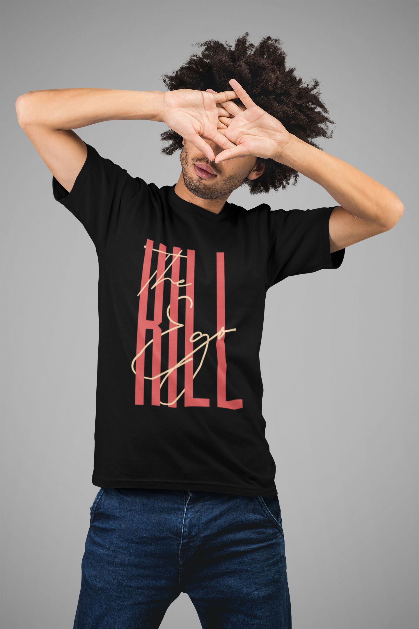 Graphic Printed Black T-Shirt