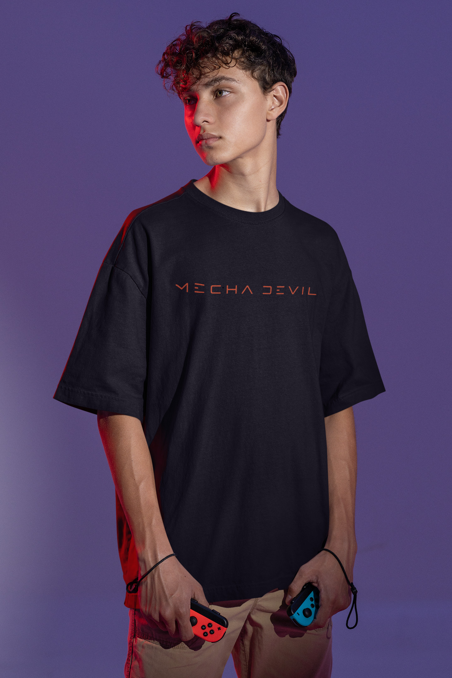 Mecha Devil Graphic T-Shirt