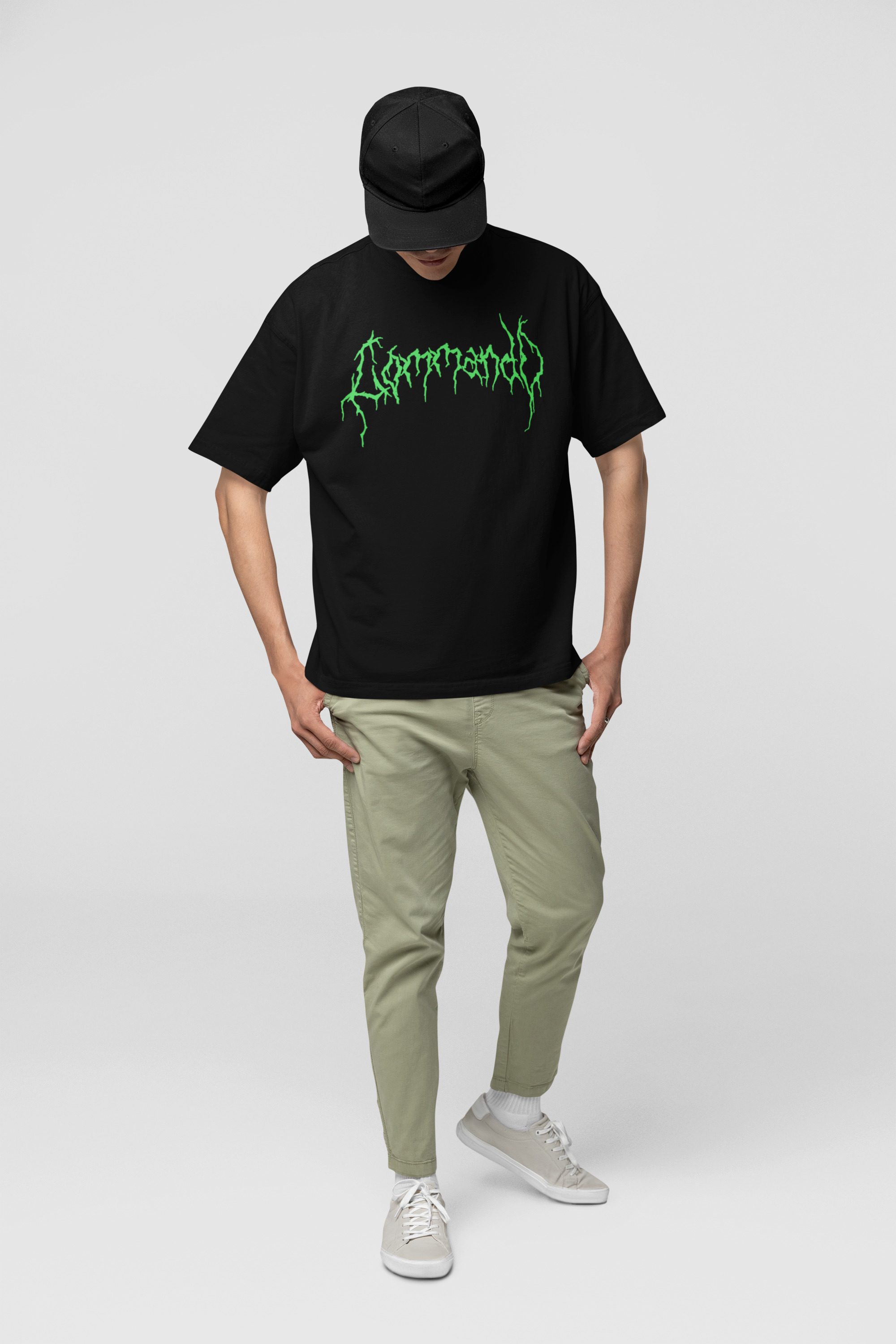 Graphic Print Black T-shirt