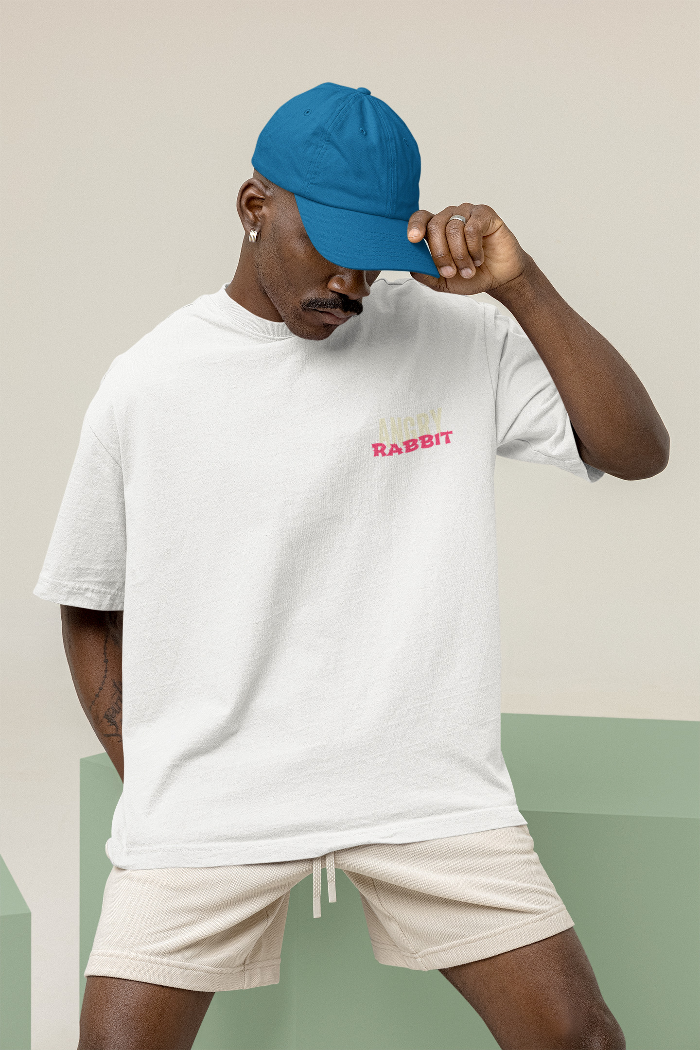 Angry Rabbit Graphic T-Shirt