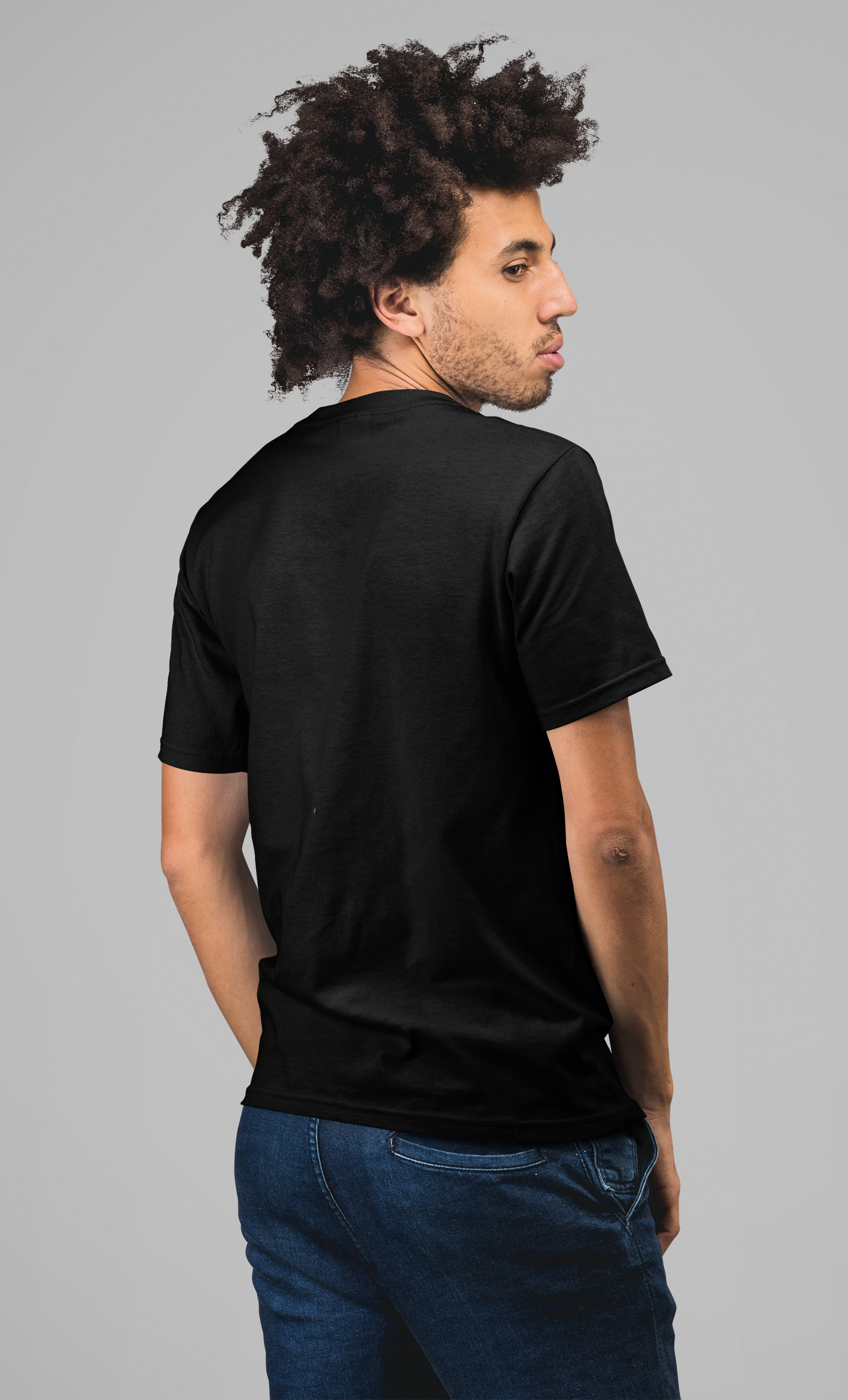 Graphic Printed Black T-Shirt