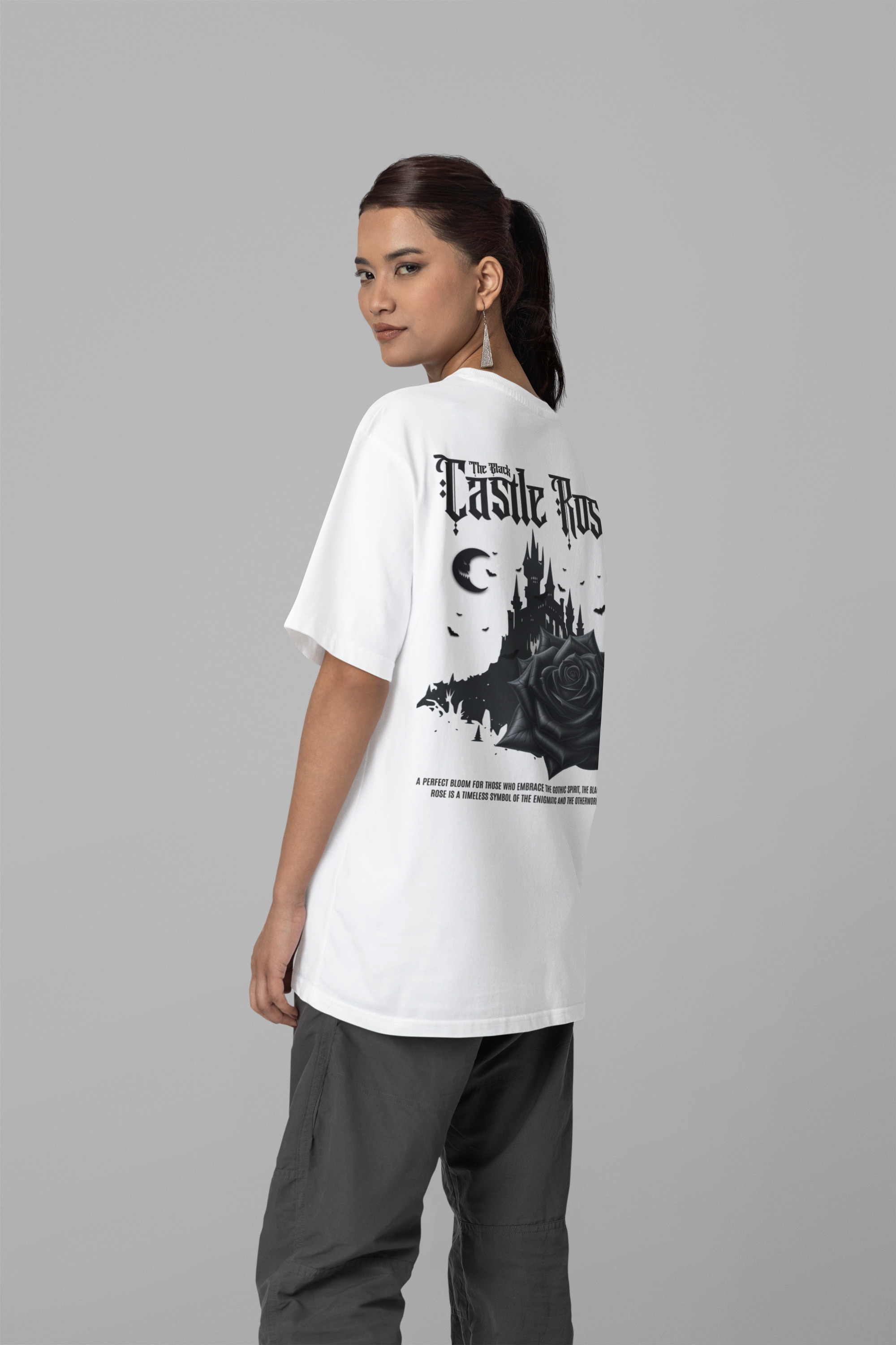 Castle Rose Graphic T-Shirt