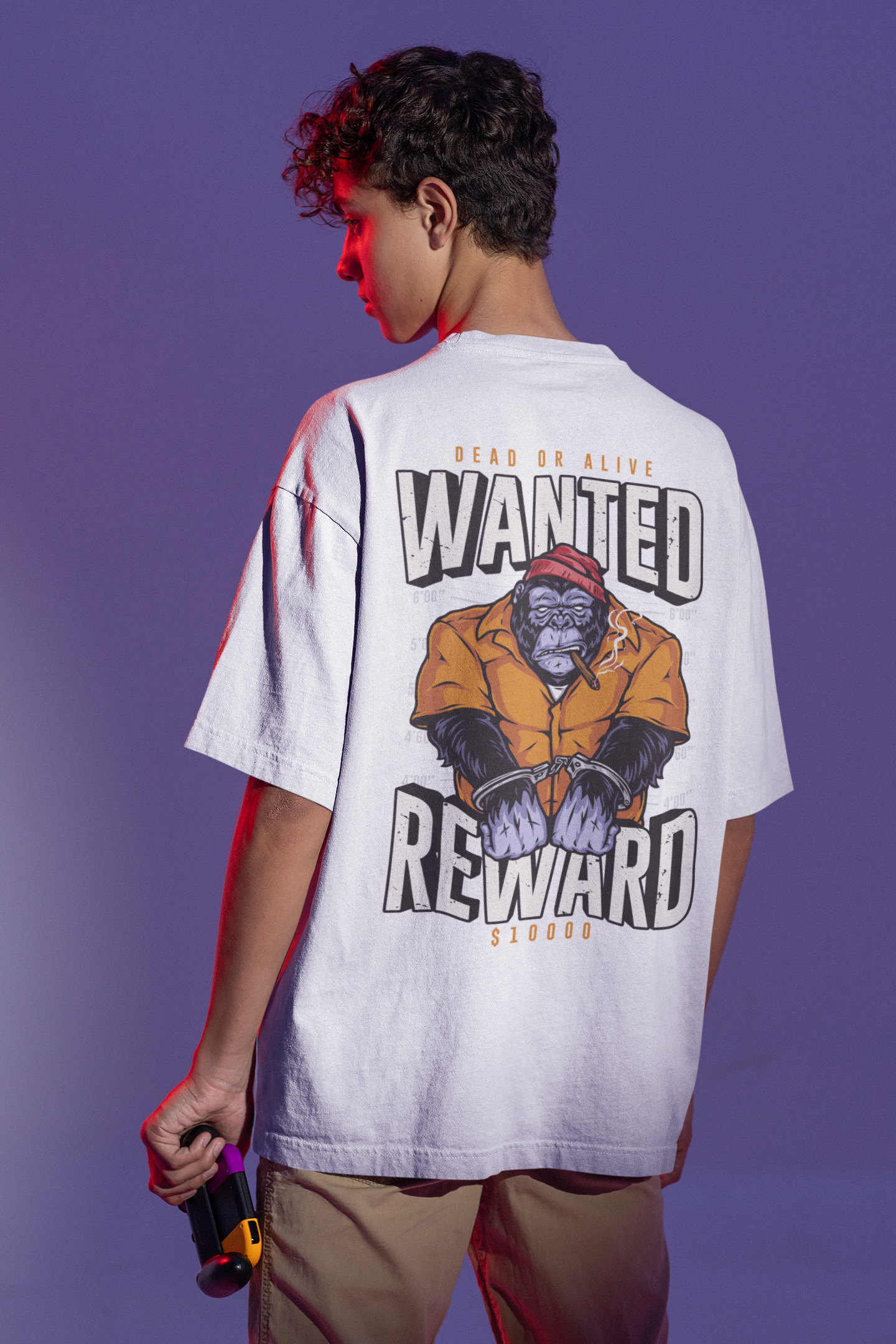 Wanted Reward Graphic T-Shirt