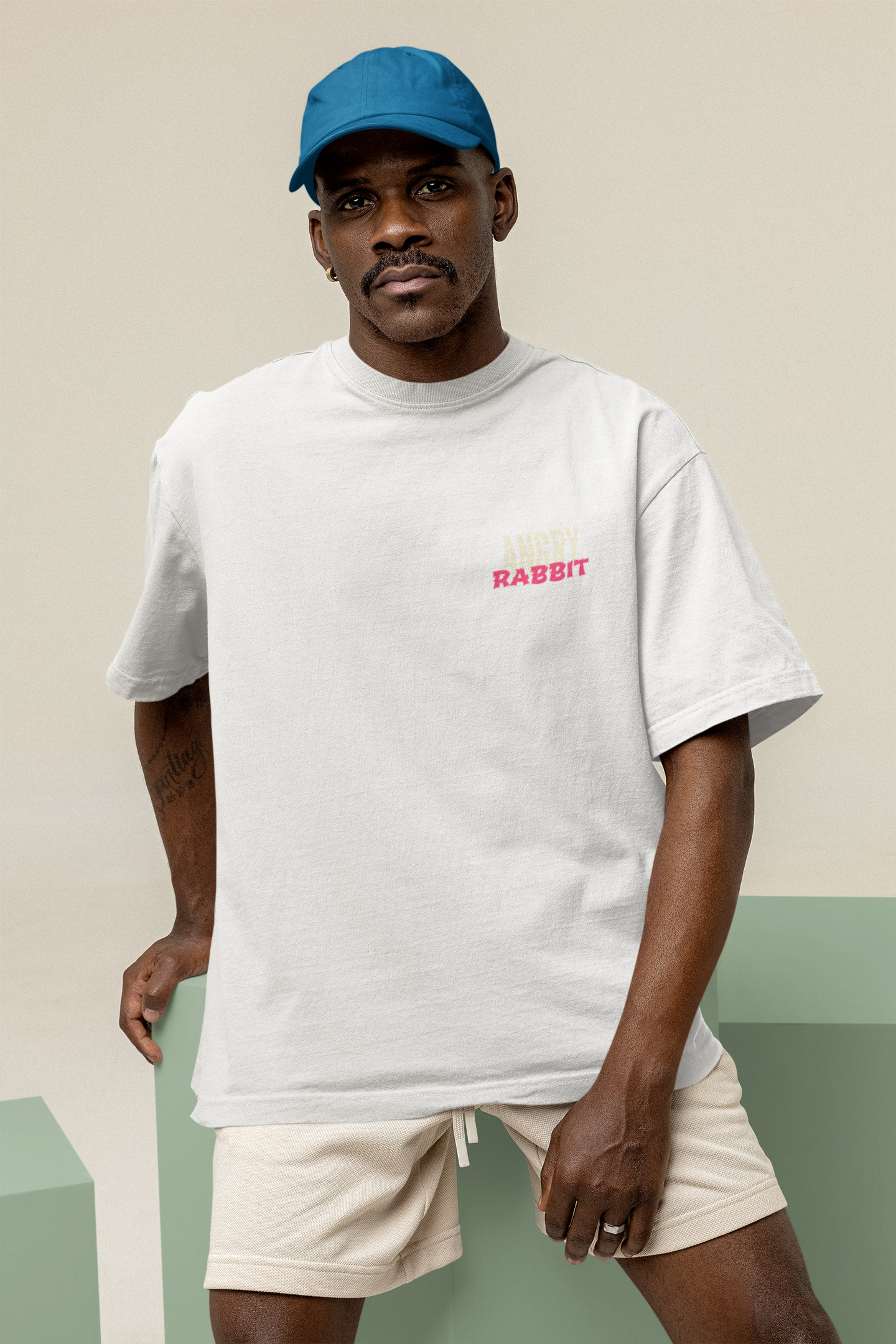 Angry Rabbit Graphic T-Shirt