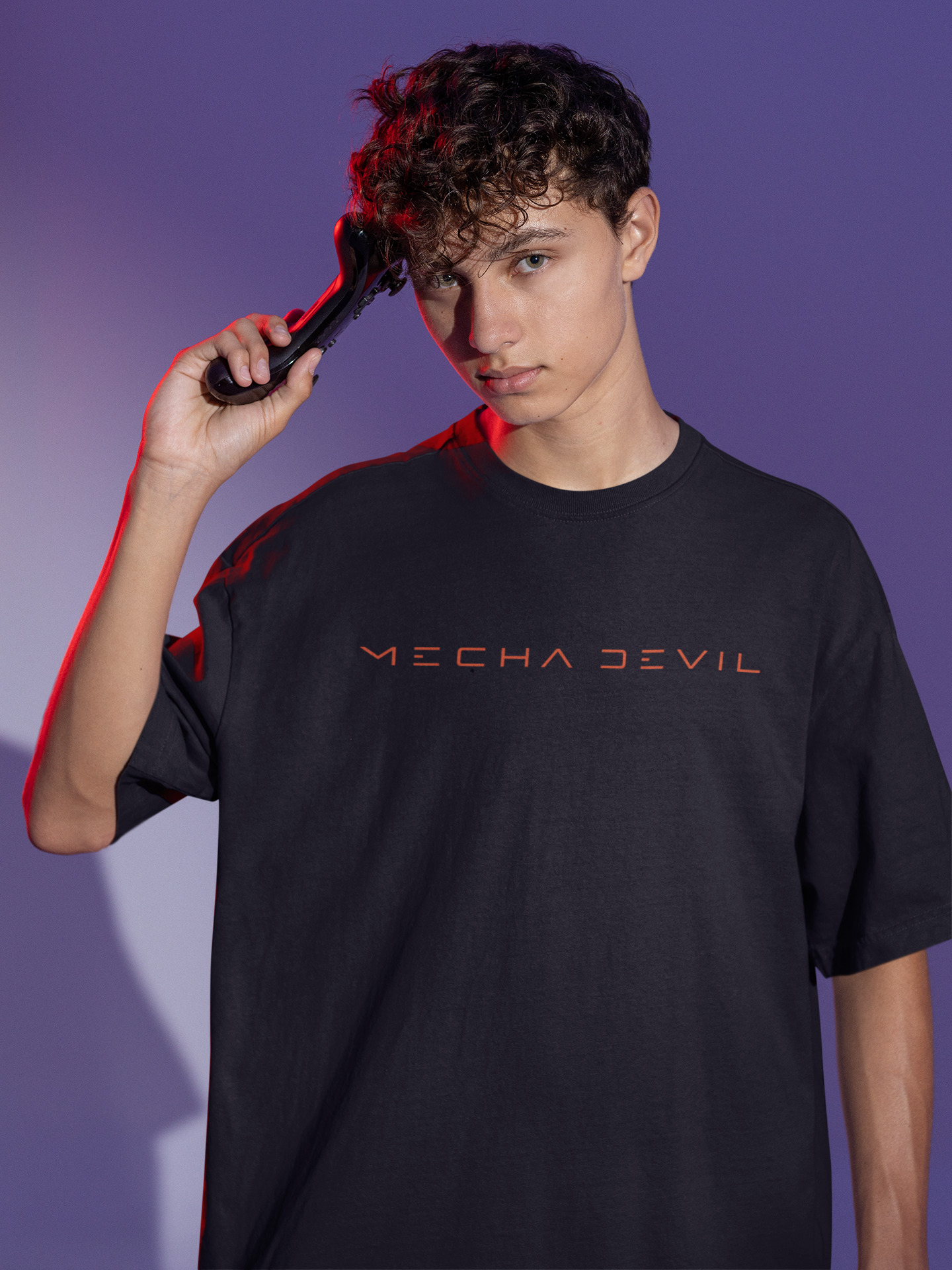 Mecha Devil Graphic T-Shirt