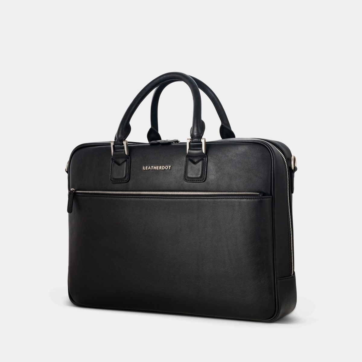 Black Leather Briefcase