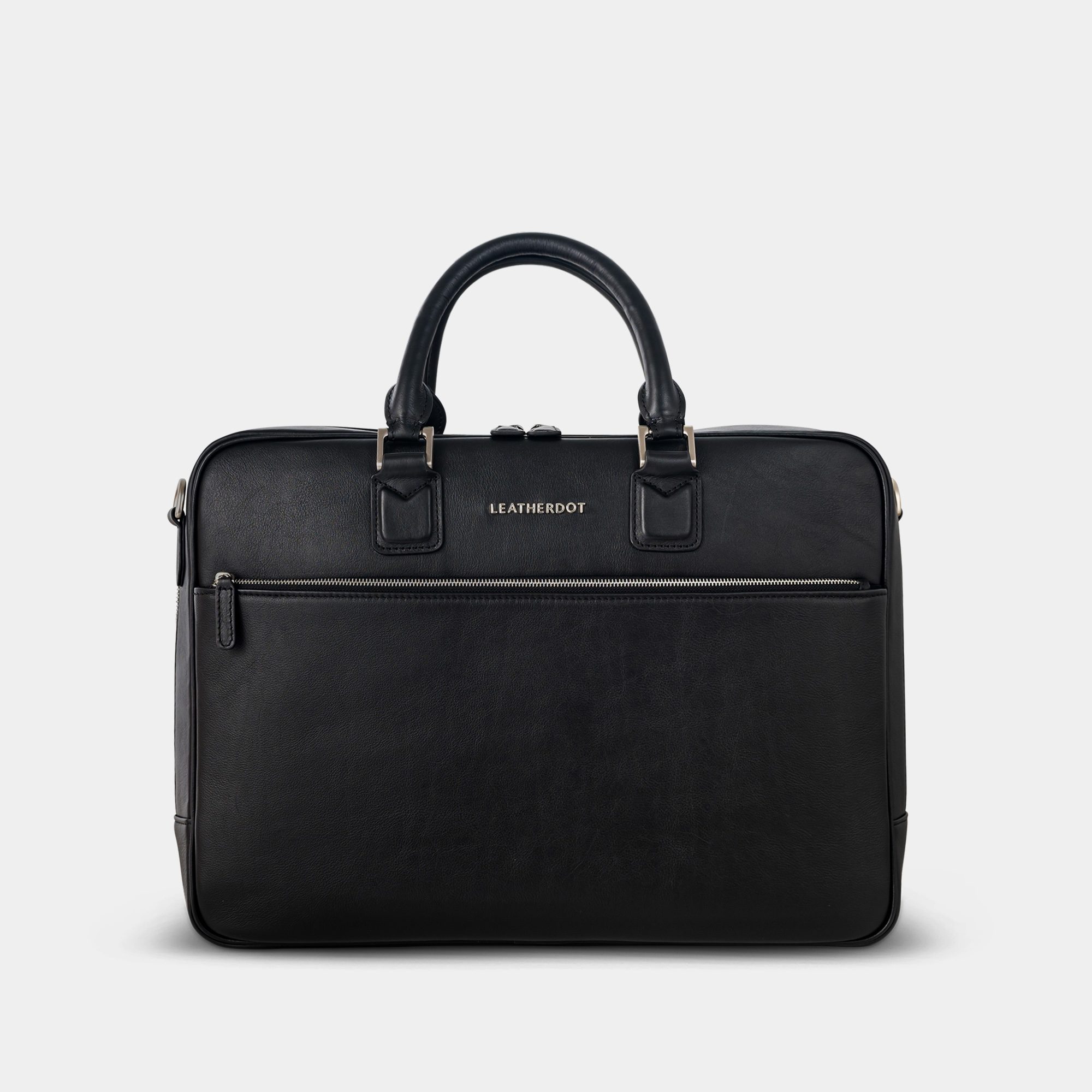 Black Leather Briefcase