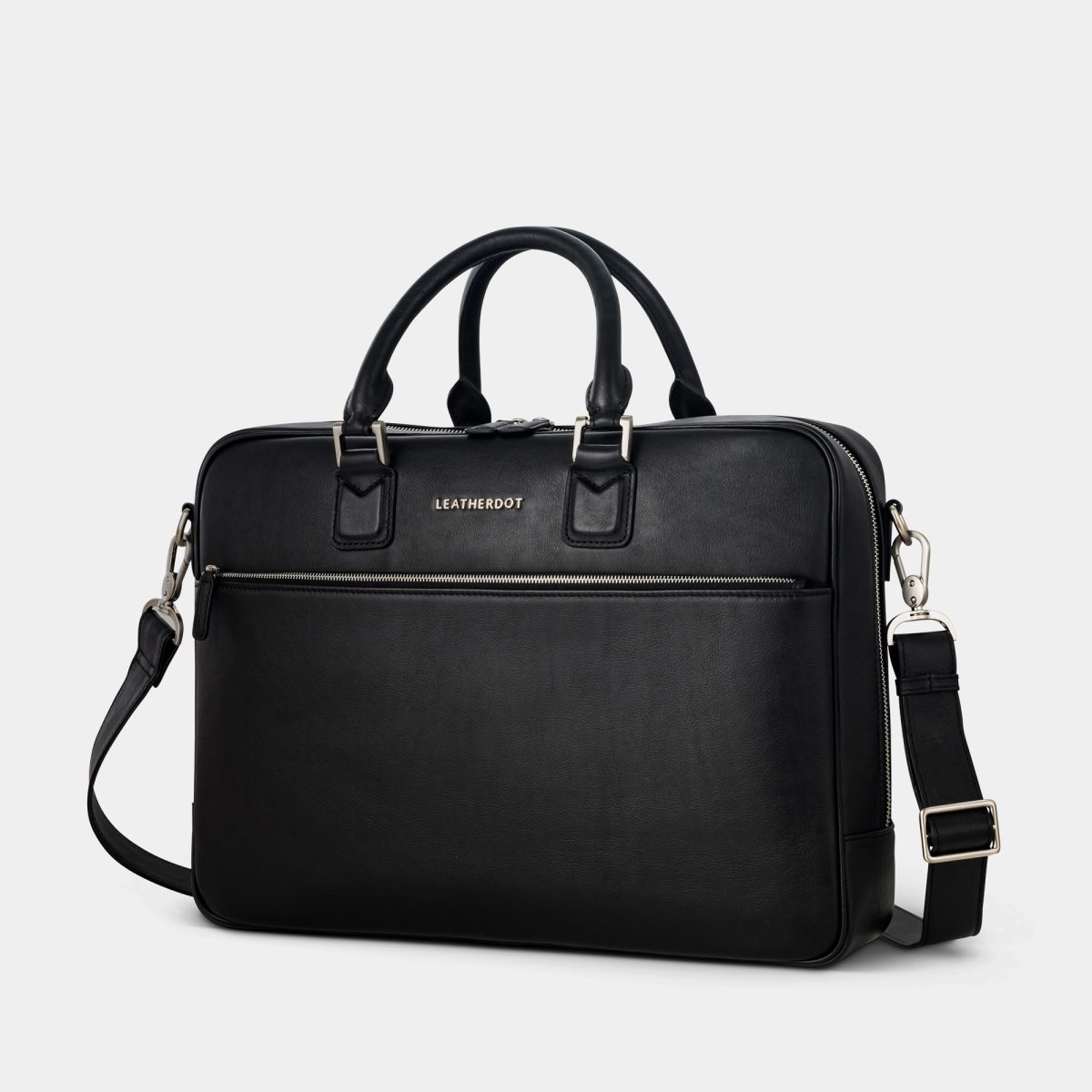 Black Leather Briefcase
