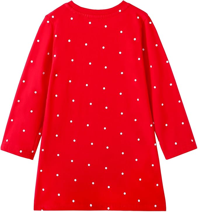 Girls' Christmas Reindeer Dress