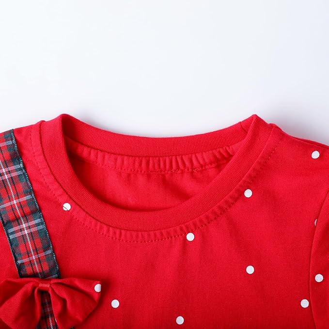 Girls' Christmas Reindeer Dress