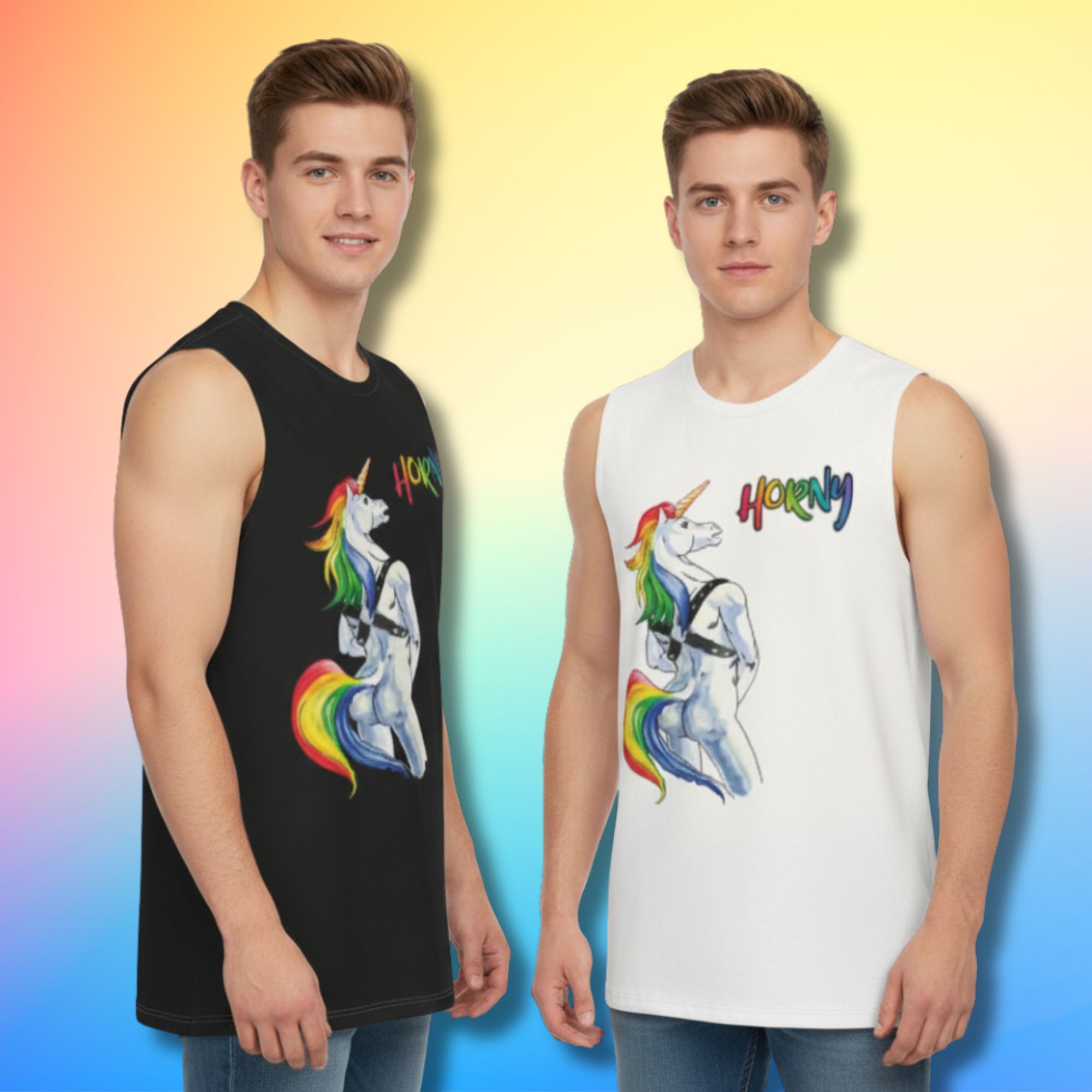 Horny Unicorn Muscle Tank