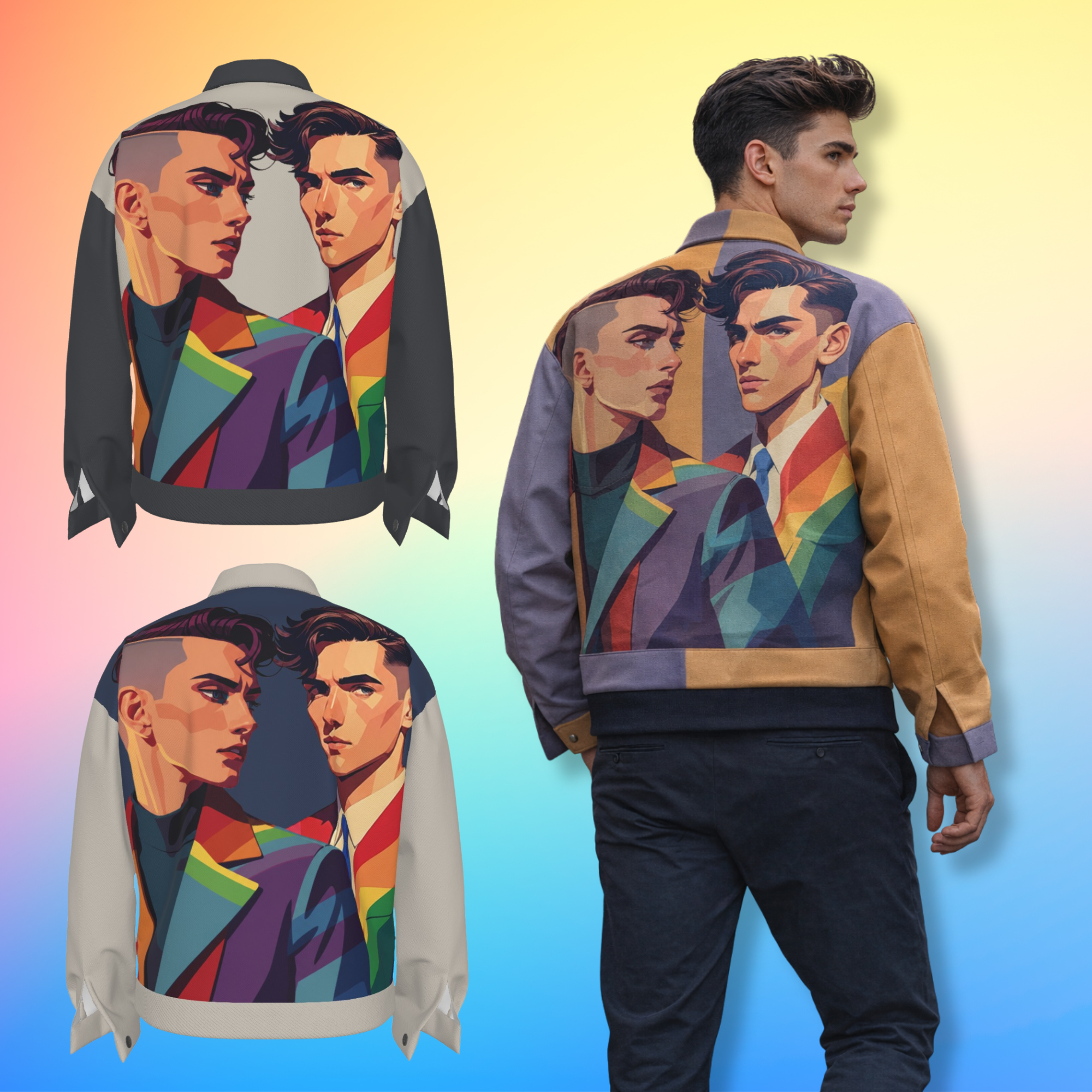  Queer Art Jacket — Tailored in Pride Series 2