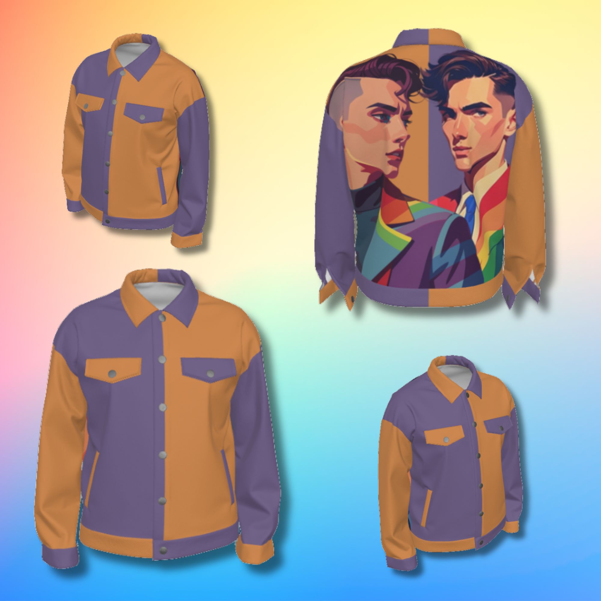 Queer Art Jacket — Tailored in Pride Series 2