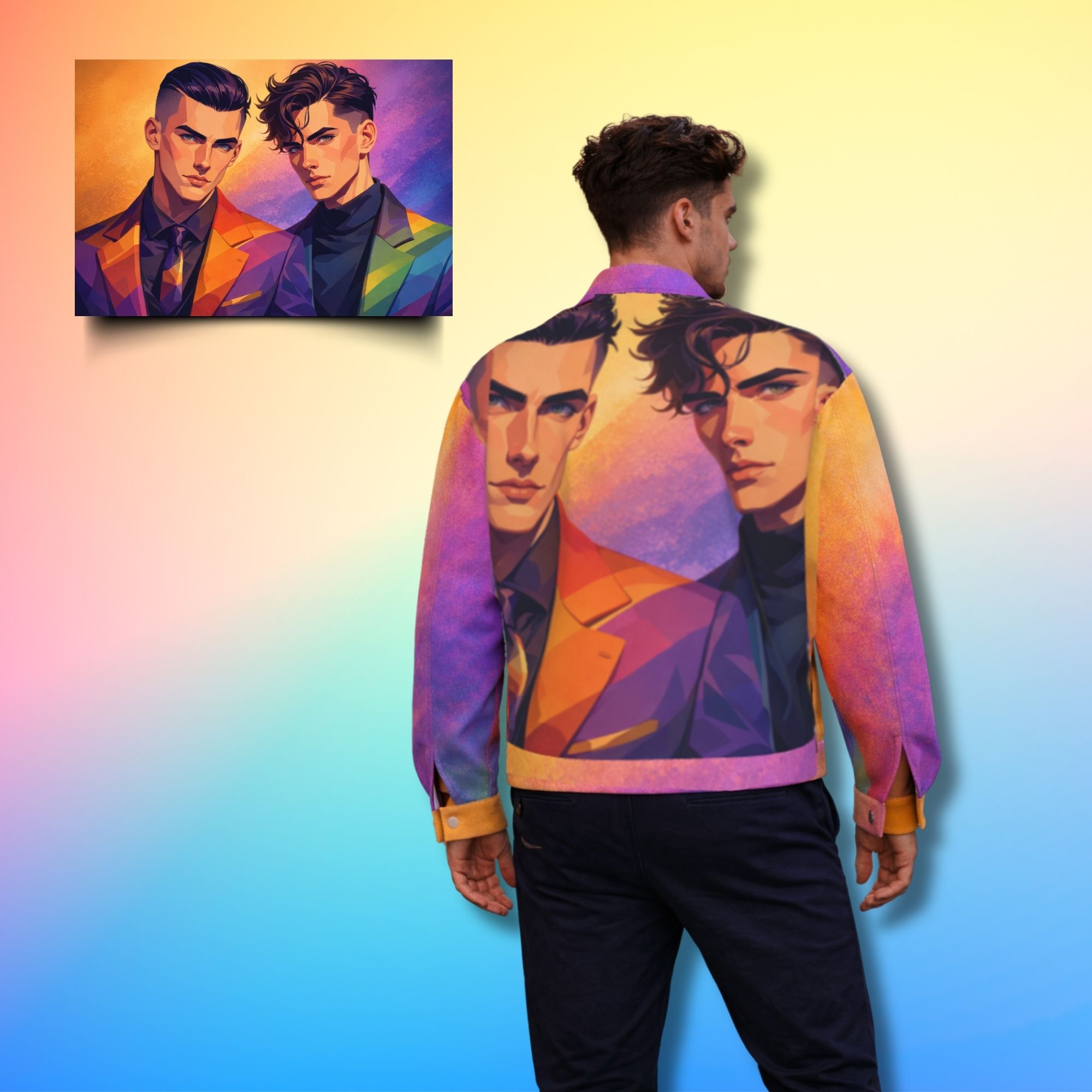  Queer Art Jacket — Tailored in Pride Series 1
