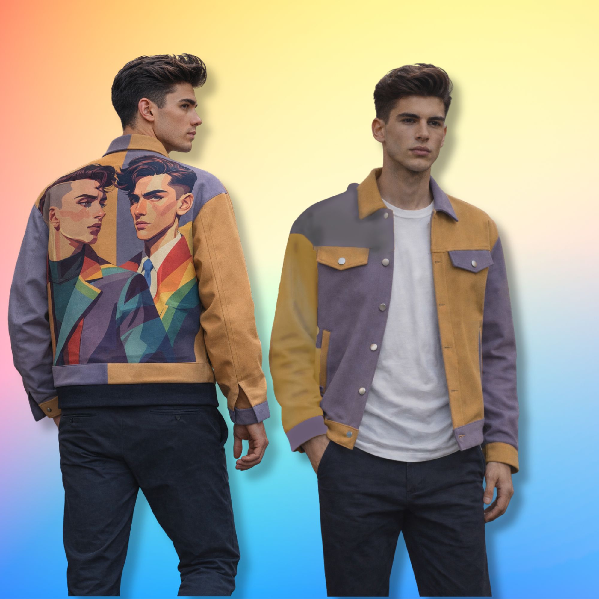  Queer Art Jacket — Tailored in Pride Series 2
