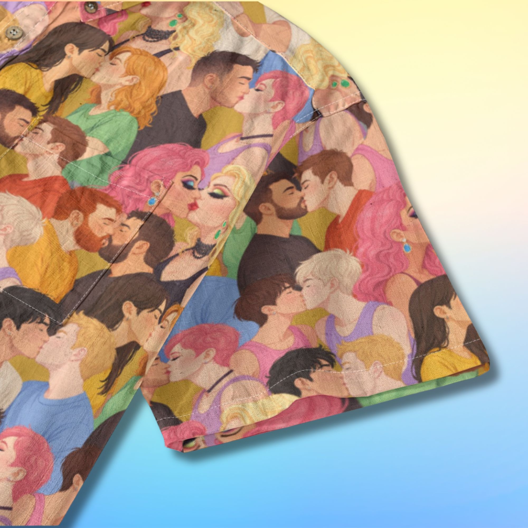 LGBTQ Couples Kissing Shirt