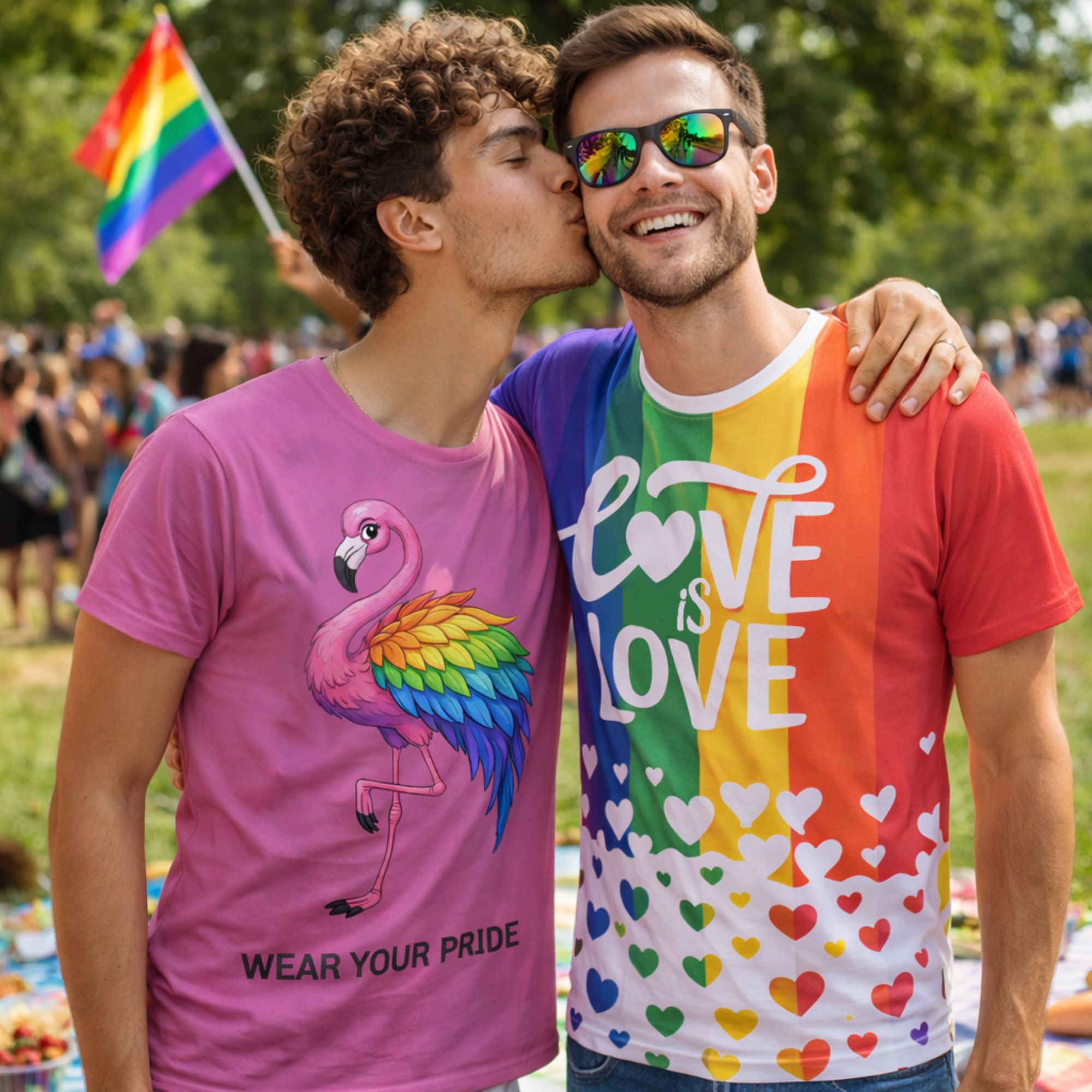 Love Is Love Rainbow Pride T-Shirt 