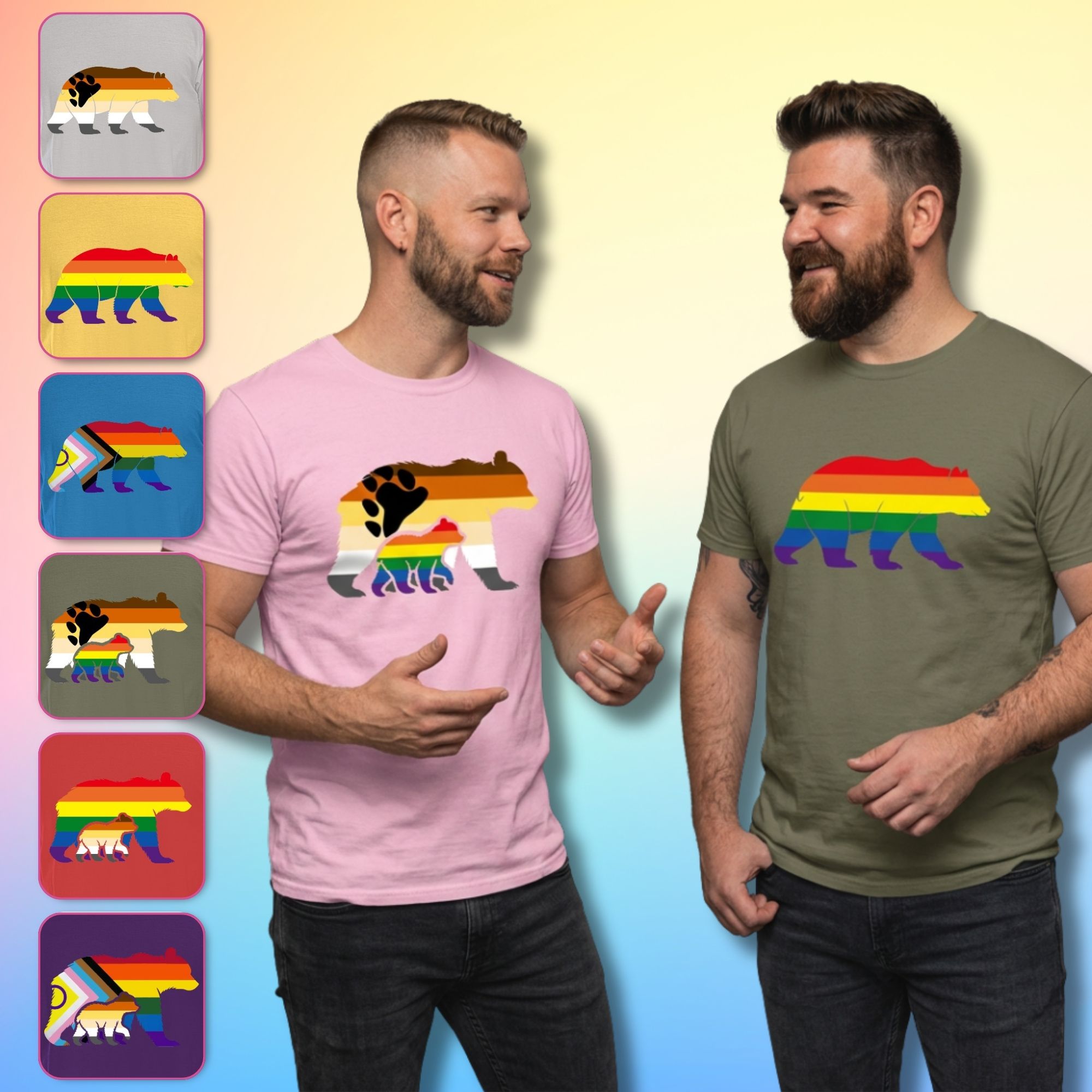 Bear Pride T Shirt 