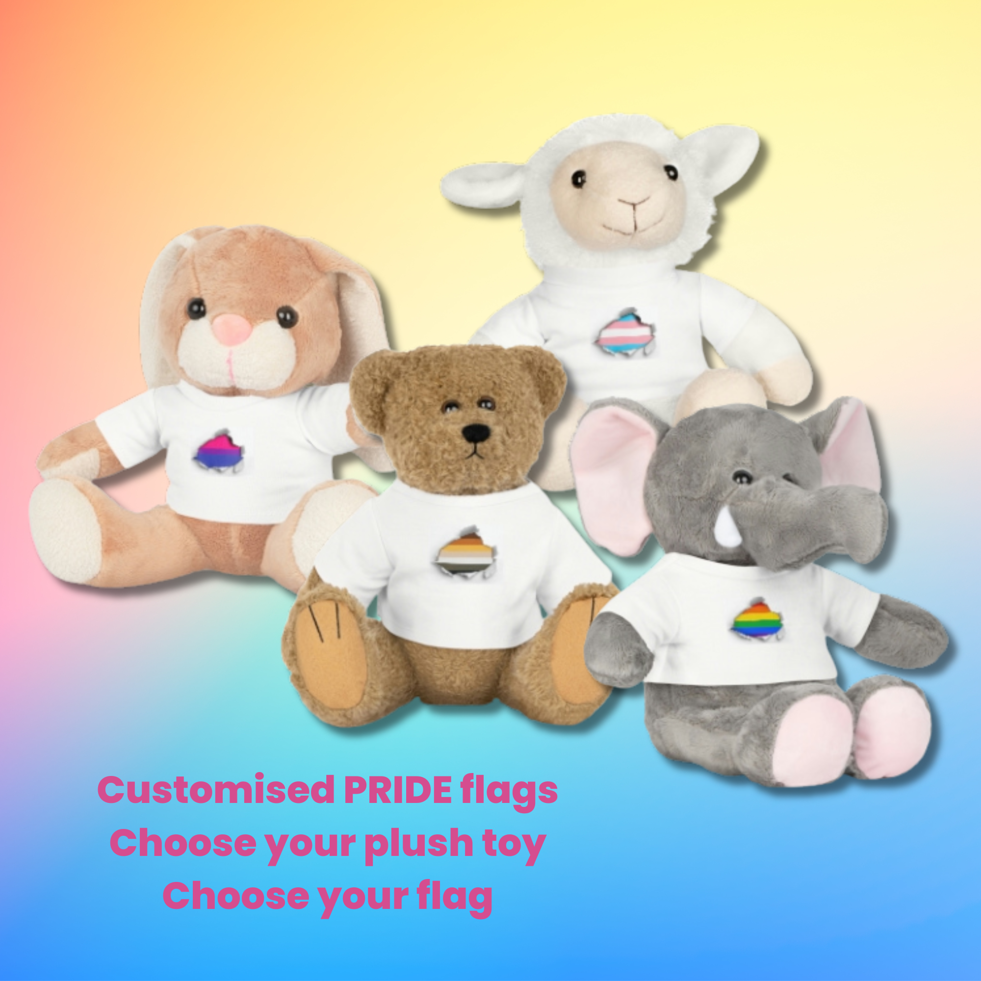 LGBTQIA+ Pride Plush Toy