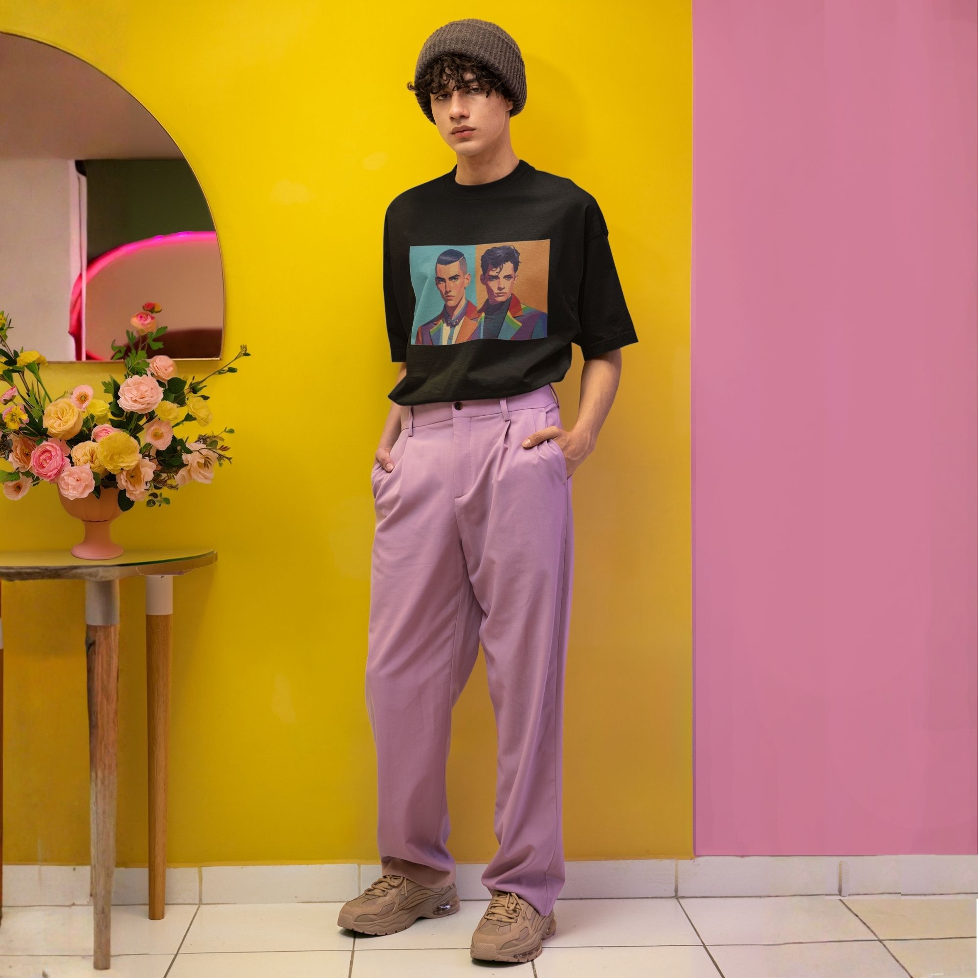 Oversized Unisex Pride Art T-Shirt - Tailored in Pride Series Print 3