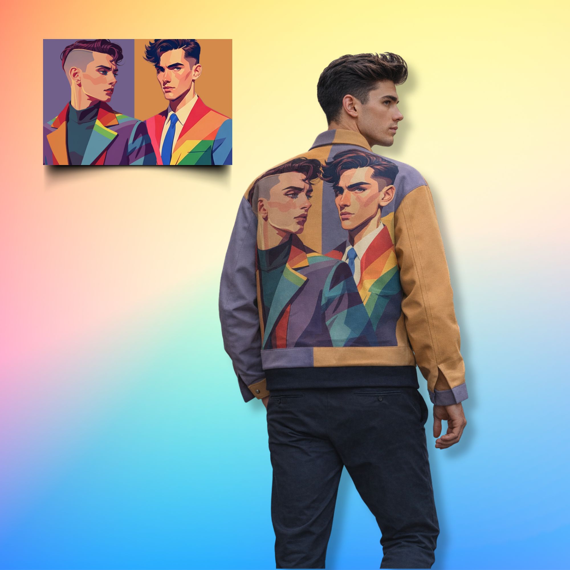  Queer Art Jacket — Tailored in Pride Series 2