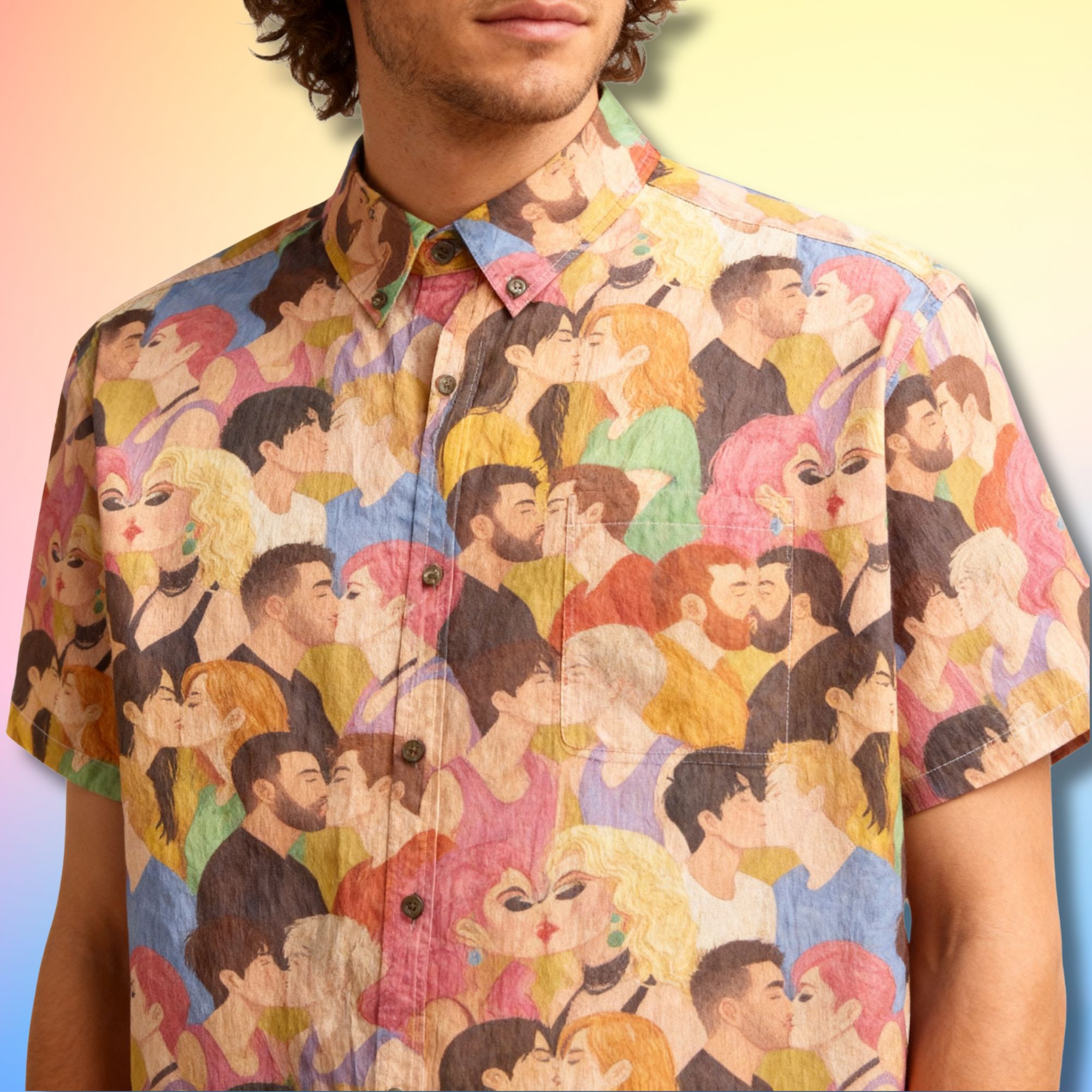 LGBTQ Couples Kissing Shirt