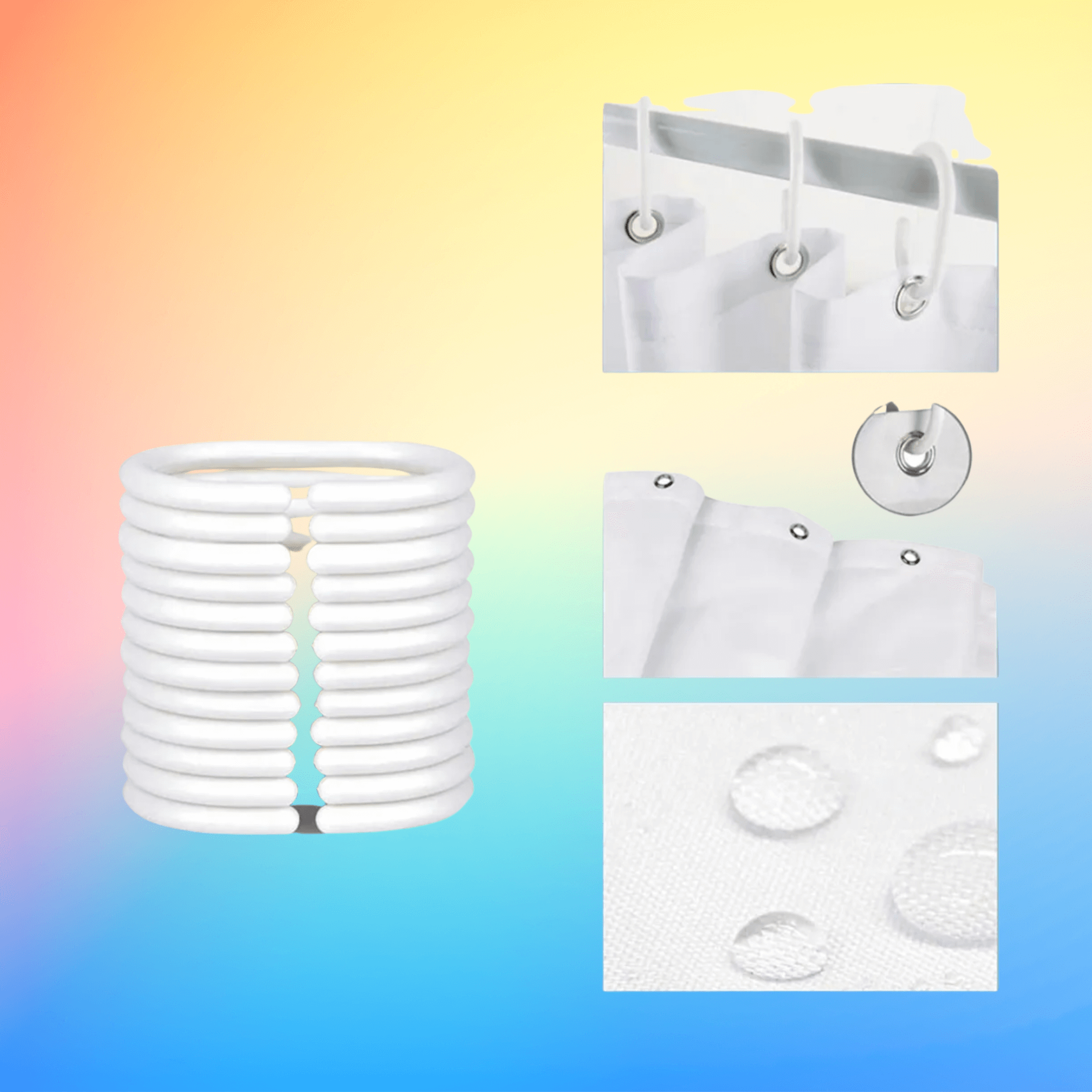 Custom Photo Pride Flag Shower Curtain